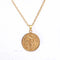 Creative Round Chinese Dragon Pendant Plateado Plated Pendant 18 KK Dorado