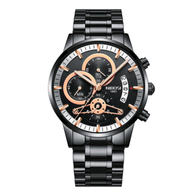 Reloj de Acero Inoxidable para Hombre - Sumergible con Cristal Luminoso - Image 2