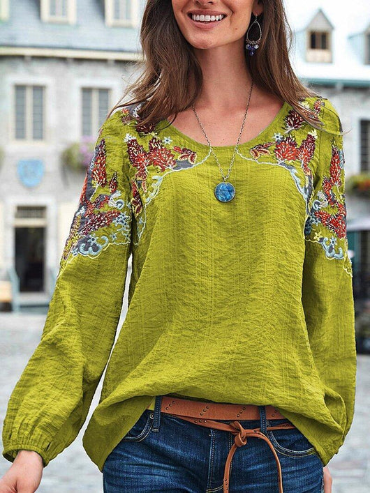 Blusa Étnica Bordada para Mujer - Image 3