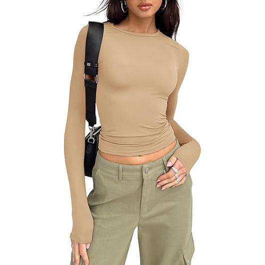 Remera Térmica Cuello Redondo Manga Larga para Mujer - Image 9