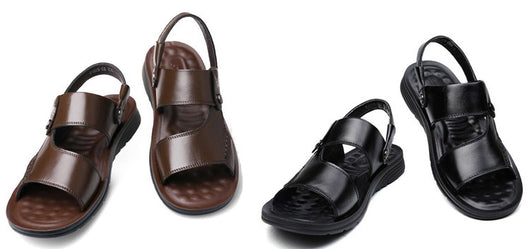 Sandalias de Cuero Genuino para Hombre con Suela Suave y Antideslizante - Image 5