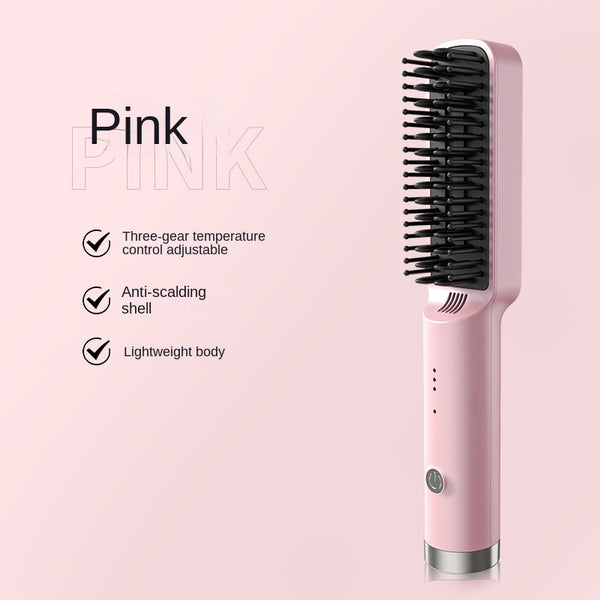 Peine Alisador Eléctrico 2 en 1 - Plancha de Cabello con Control de Temperatura - Image 7
