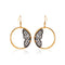 Aretes de Encaje Mariposa Retro Elegantes para Mujer