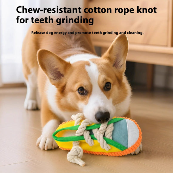 Juguete Masticable para Perros con Sonidos y Alivio de Estrés