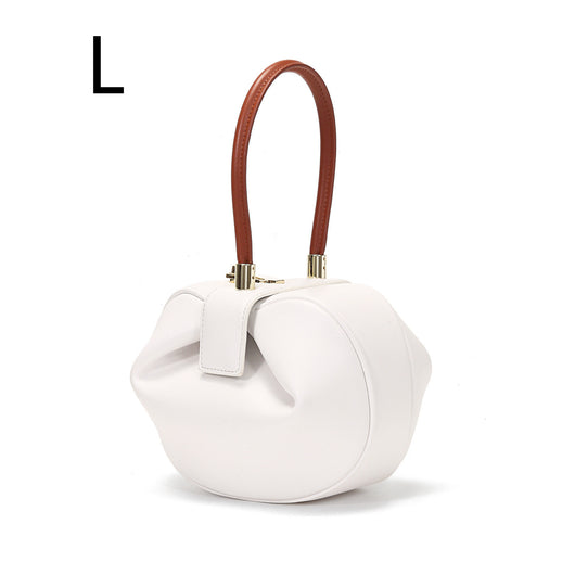 Bolso de Cuero Retro Diseño Francés Nicho - Bolsa Portátil Elegante - Image 14
