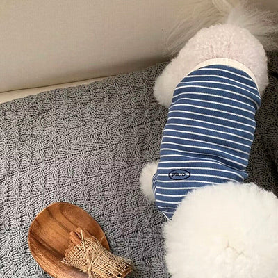 Ropa Cómoda de Rayas para Perros Pequeños - Image 4