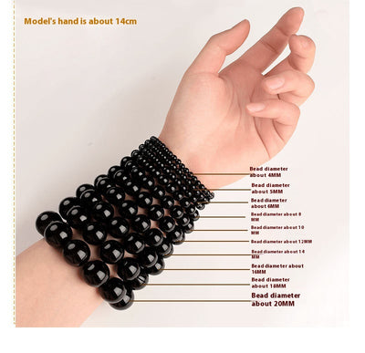 Pulsera de Jade Hetian Violeta Ahumado Corte Recto - Image 6