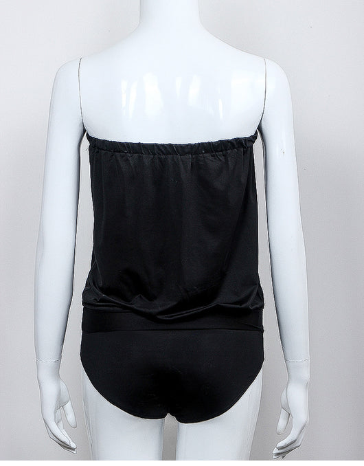 Traje de Baño Enterizo Escote Palabra de Honor - Diseño Minimalista y Versátil - Image 8