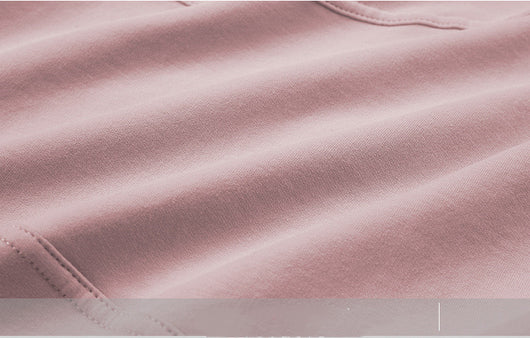 Sudadera Hoodie Oversize de Color Liso con Hombros Caídos - Image 20