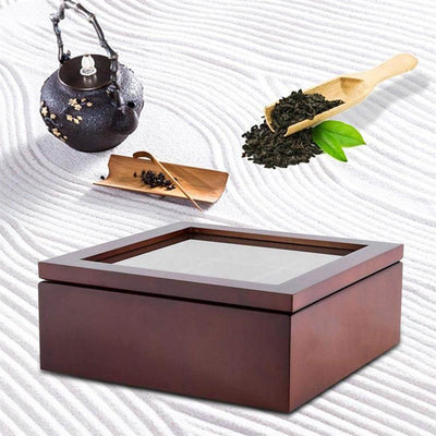 Caja de Té de Madera con Compartimentos - Organizador Premium - Image 8