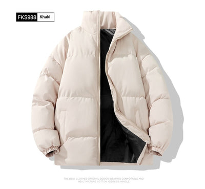 Chaqueta Acolchada de Algodón para Hombre Talla Grande - Image 14
