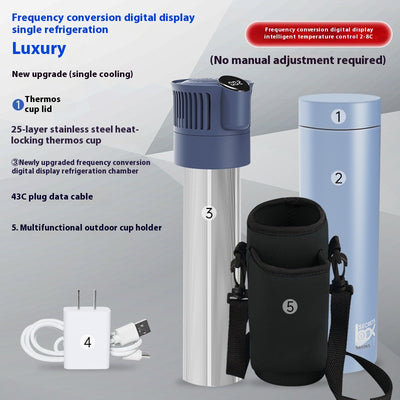 Refrigerador Portátil Mini con Cargador para Auto - Vaso Térmico Inteligente - Image 7