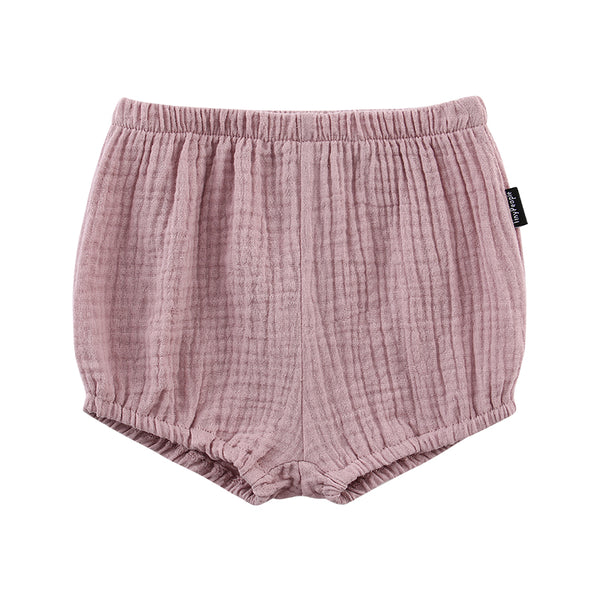 Shorts de Algodón Crepé para Bebé - Pantalones Ligeros y Transpirables para Verano