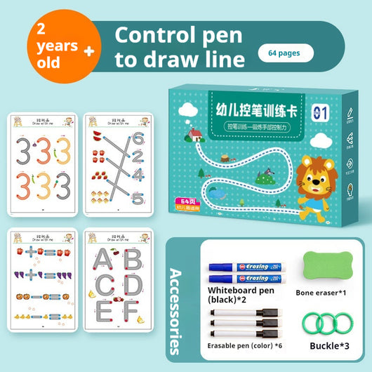 Cuaderno de Control de Escritura Borrables para Preescolar - Image 6