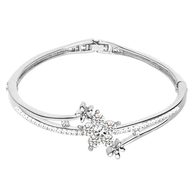 Reloj de Cuarzo Lujo con Diamantes y Pulsera Doble Capa - Set 2 Piezas - Image 20
