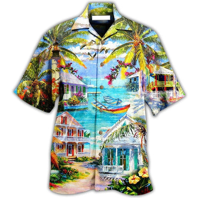 Camisa Hawaiana Hombre con Impresión 3D Digital Serie Estación Internacional - Image 2