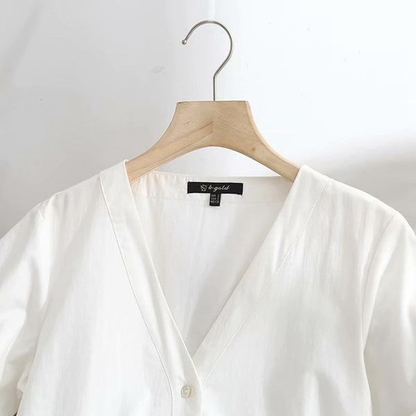 Vestido Casual Elegante de Verano - Diseño Minimalista en Colores Puros