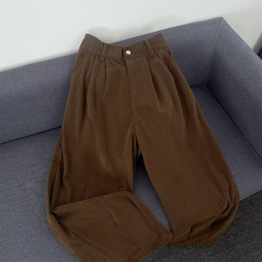 Pantalones Casuales Holgados Versátiles para Otoño e Invierno - Image 11