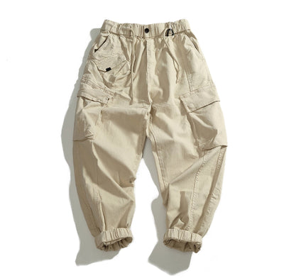 Pantalones Cargo Sueltos con Múltiples Bolsillos y Efecto Desgastado - Image 3