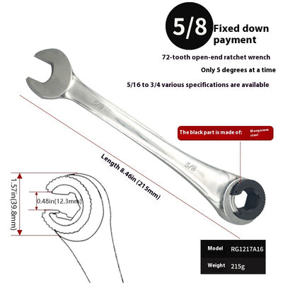 Llave Inglesa Ajustable con Carraca de Tubo Abierto - Image 23