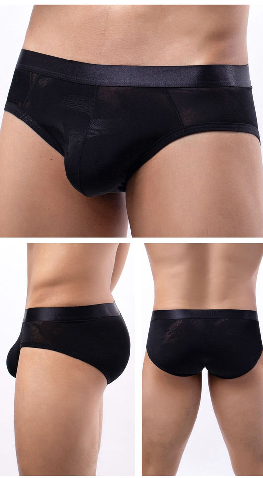 Calzoncillos Hombre Seda de Hielo Jacquard Transparente - Image 10