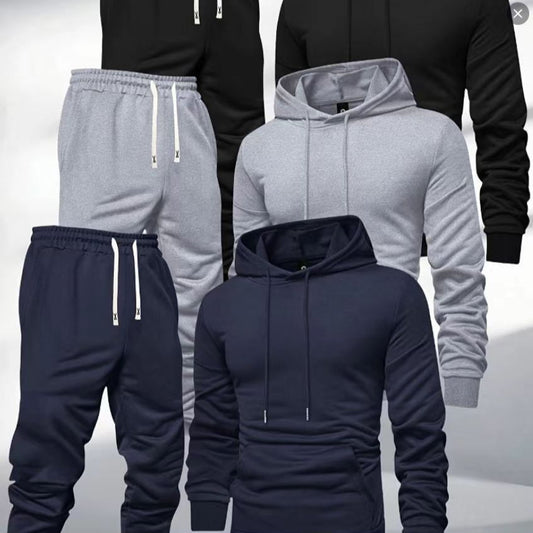 Conjunto Deportivo Sudadera y Pantalón con Capucha - Diseño Coordinado Casual