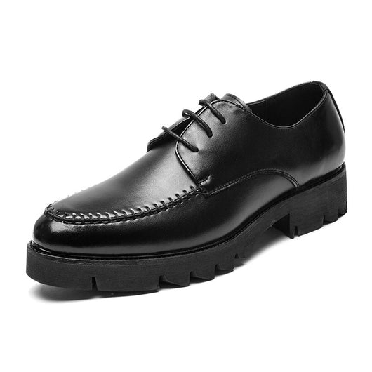 Zapatos de Vestir Británicos para Hombre con Punta Afilada y Plataforma - Image 6