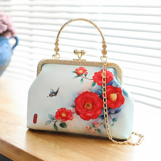 Bolso Bandolera Retro Estilo Cheongsam de Un Hombro - Image 23