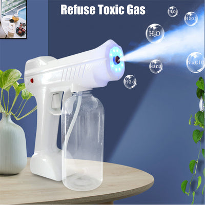 Pulverizador Desinfectante Inalámbrico Nano con Luz Azul - Image 8