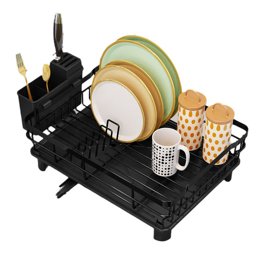 Escurridor Organizador de Cocina de Dos Niveles para Platos y Tazones - Image 5