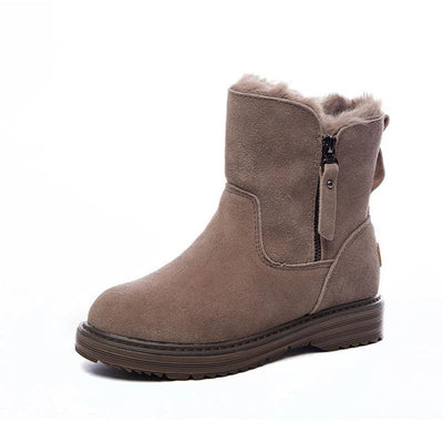 Botas de Nieve Tipo Tubo Medio en Terciopelo - Versátiles para Cualquier Estilo - Image 10