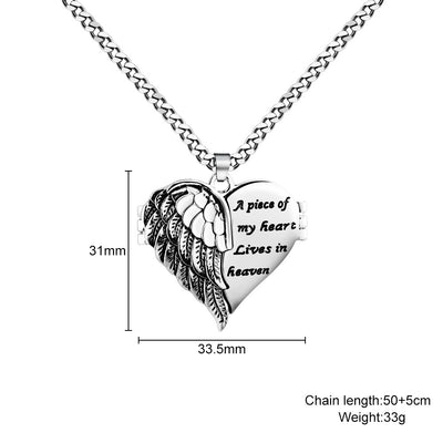 Collar con Alas y Foto Personalizable en Color - Image 7