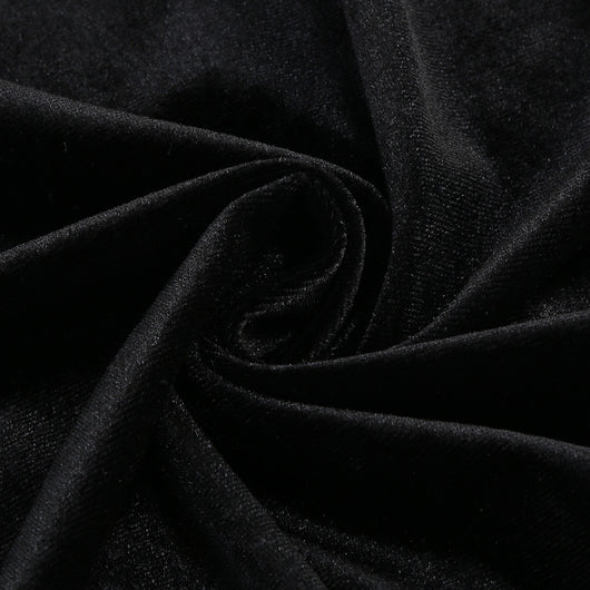 Vestido Largo de Terciopelo Negro con Cola Sirena - Image 10
