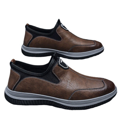 Zapatos de Cuero Suave Estilo Británico Transpirables para Hombre - Image 5