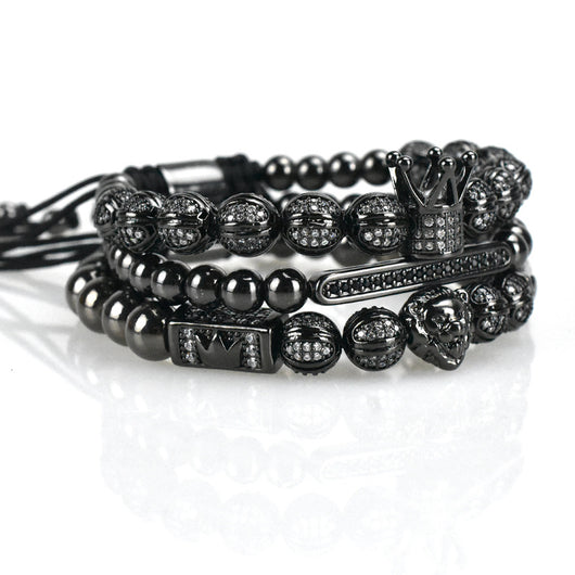 Pulsera para Hombre Cabeza de León con Circones en Cobre - Image 5