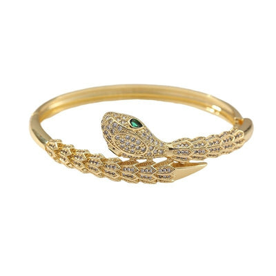 Pulsera Serpiente Diseño Personalizado para Mujer Chapada en Cobre - Image 5