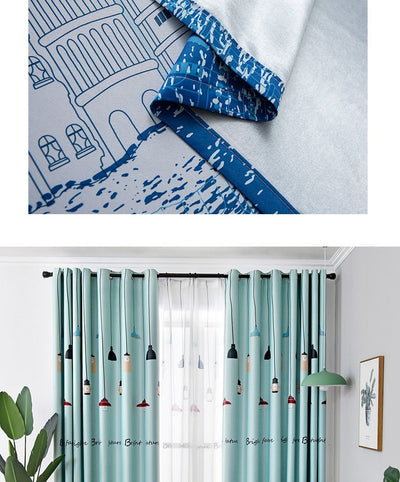 Brown thickened shading curtain with an electric carving floral texture, partially drawn in a bedroom setting. - Image 26