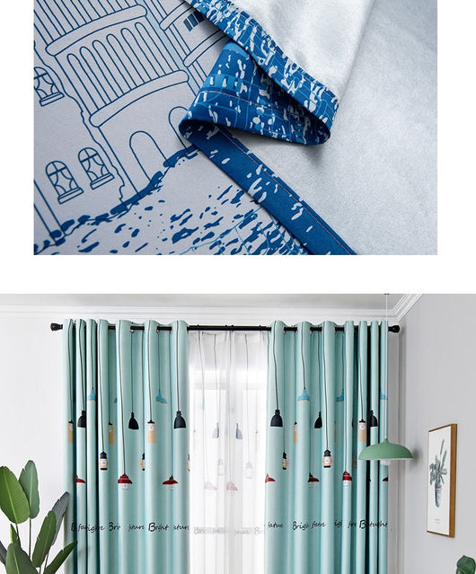Brown thickened shading curtain with an electric carving floral texture, partially drawn in a bedroom setting. - Image 26