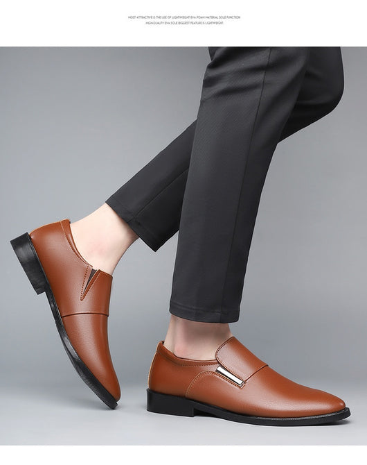 Zapatos Formales de Cuero con Punta Afilada para Hombre - Image 21