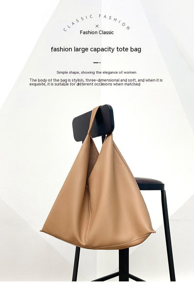 Bolso Tote de Cuero Suave - Bolsa Casual de Hombro Estilo Idle para Mujer - Image 10