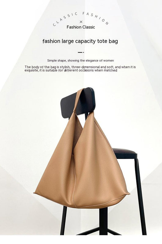Bolso Tote de Cuero Suave - Bolsa Casual de Hombro Estilo Idle para Mujer - Image 10