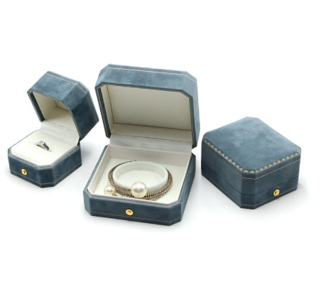 Caja Octagonal de Joyería con Encaje - Organizador de Anillos, Pendientes y Pulseras - Image 7