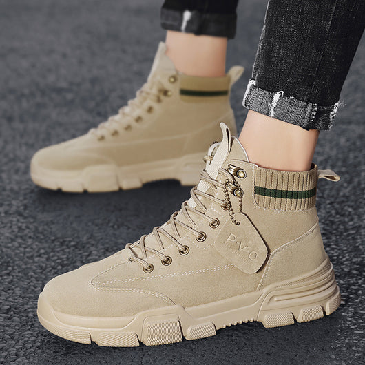 Botas Martin de Cuero Piel Alta con Herramientas Británicas para Hombre - Image 3