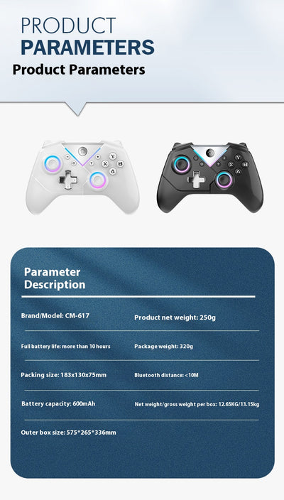 Control Inalámbrico Bluetooth con Vibración Hall Trigger para Nintendo Switch - Image 22