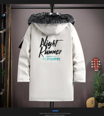 Chaqueta Casual de Fleece con Capucha para Hombre - Image 10