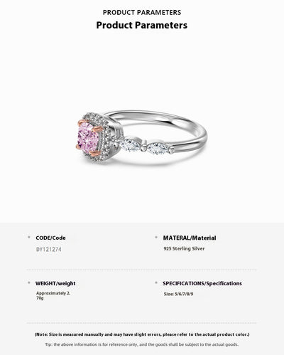 Anillo de Plata Capas Cubo para Mujer - Image 18