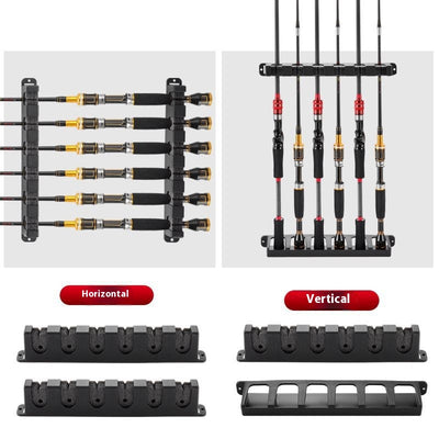 Soporte de Pared para Cañas de Pescar - Organizador Vertical de Equipo de Pesca - Image 9