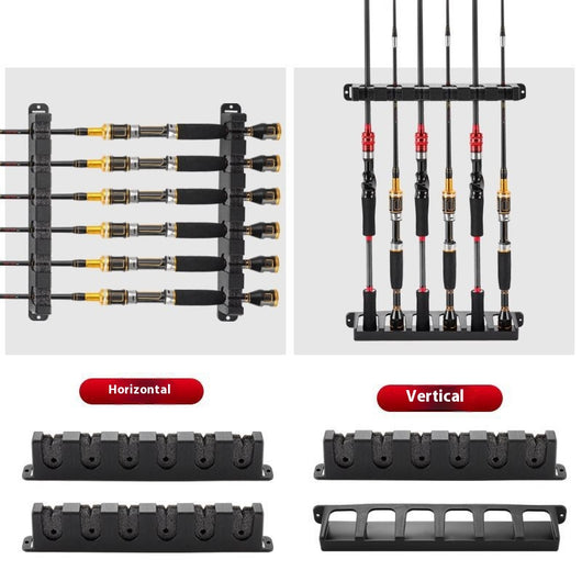 Soporte de Pared para Cañas de Pescar - Organizador Vertical de Equipo de Pesca - Image 9