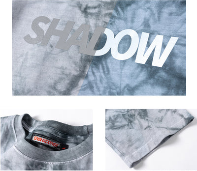 Playera Tie Dye Reflectante Moteada de Algodón Manga Corta Verano - Image 7