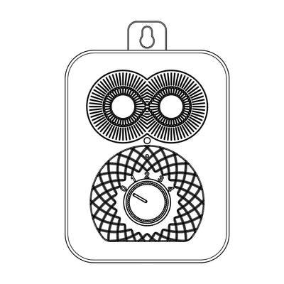 Black rechargeable anti-dog barking device with two speaker grilles, a white indicator light, and a numbered rotary dial. - Image 13